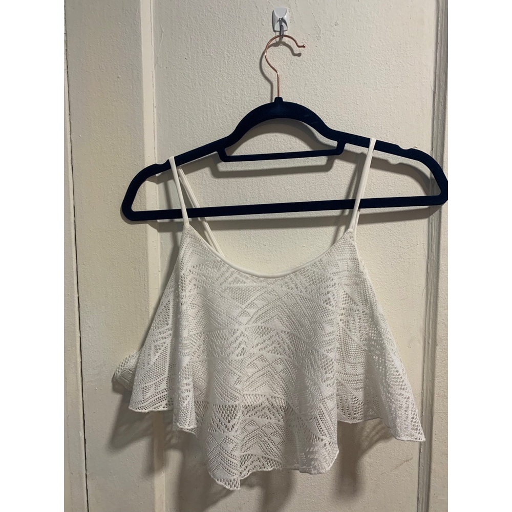 White summer tank top